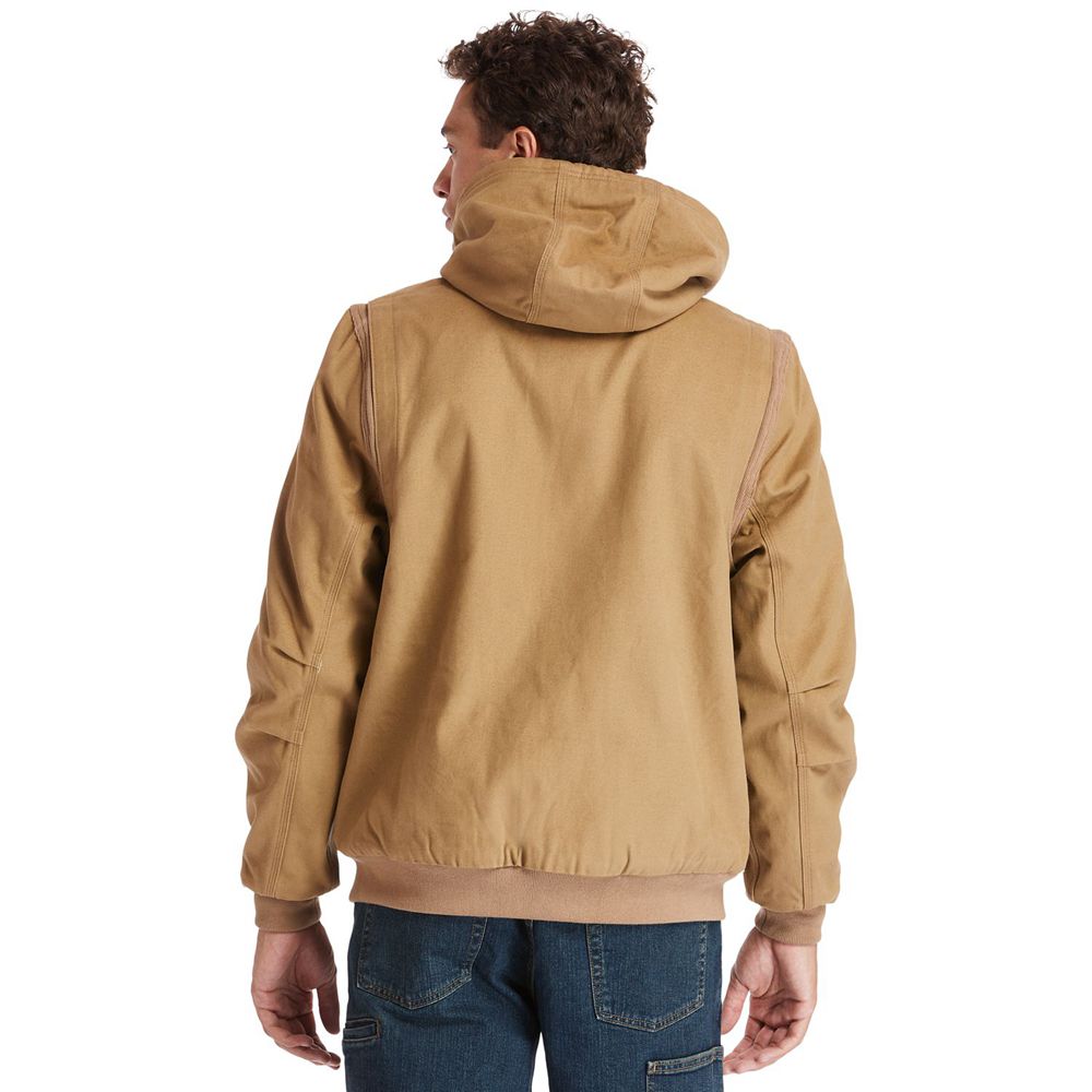 Jaqueta Masculino - Timberland Pro® Gritman Lined, Hooded Lona - CIMAO5816 - Marrom